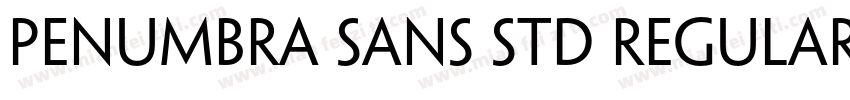 penumbra sans std regular字体转换